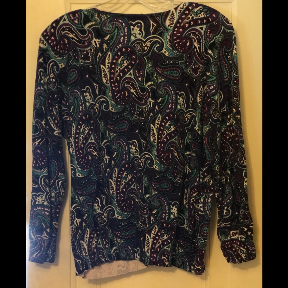 Paisley; will easily match to create an outfit